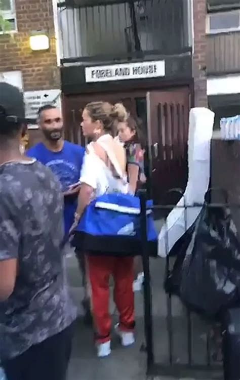 rita ora helps sort donations for fire victims at grenfell tower after revealing she played in