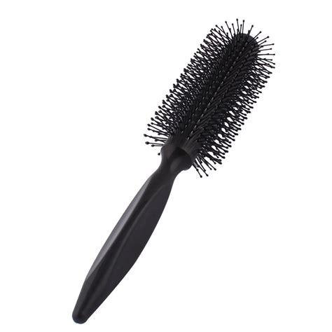 Ladies Curly Hair Style Diy Hairdressing Bristle Plastic Round Brush