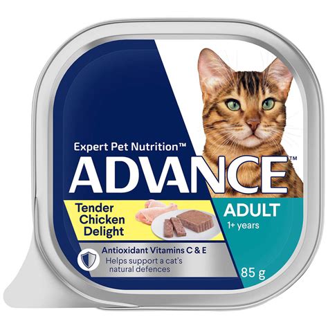 Advance Adult Tender Chicken Delight Wet Cat Food 7x85g Petstock