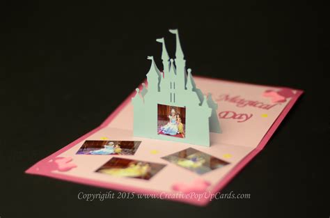 This medieval castle is designed to be easy to make. Castle Pop Up Card Tutorial - Creative Pop Up Cards