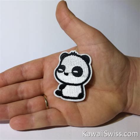 Cute Panda Patch Kawaii Swiss