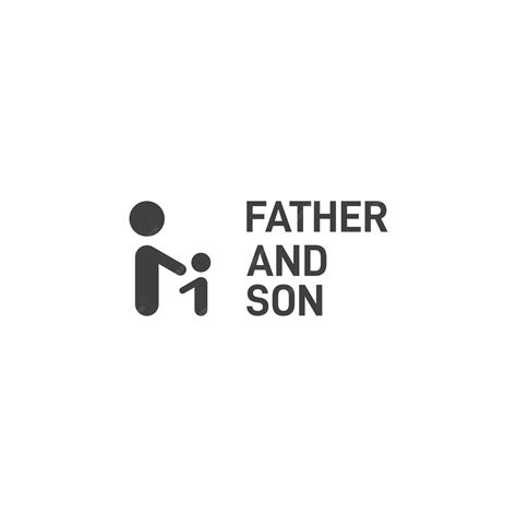 Premium Vector Father And Son Logo Design Inspiration