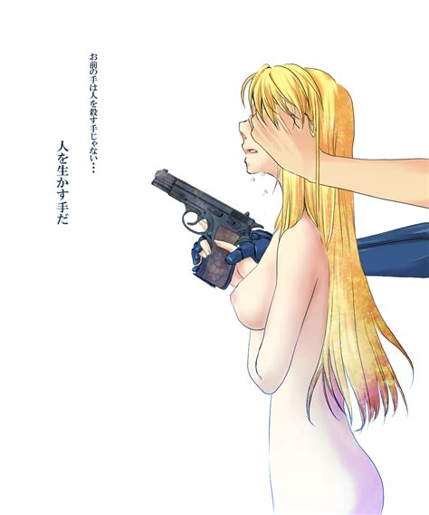 Rule 34 Ass Automail Blonde Hair Breasts Color Edward Elric Female