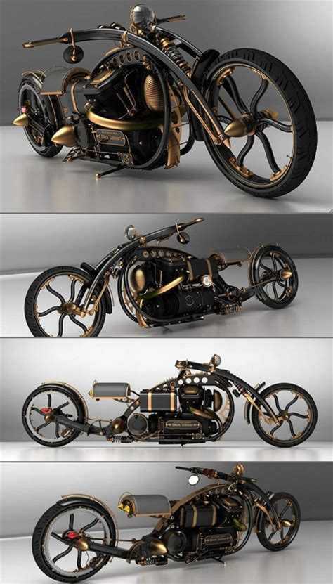 amazing steampunk motorcycle [pic] global geek news