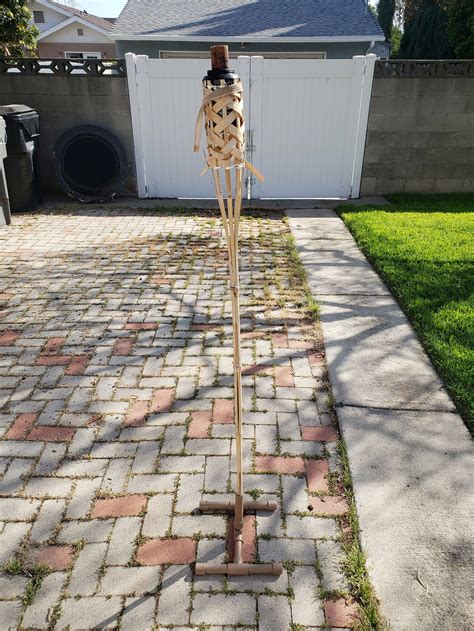 Tiki Torch Stands Set Of Four 4 Stands Only Tiki Torches Not Included