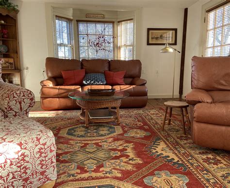 Red And Brown Living Room