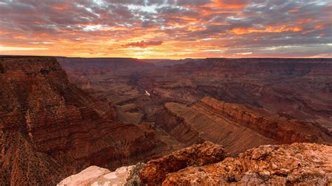 Usa Scenery Grand Canyon Horizon Nature High Resolution Wallpaper