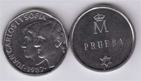 Spain EspaÑa 500 Pesetas 1987 Prueba Ts2 World Coins Dealer Online