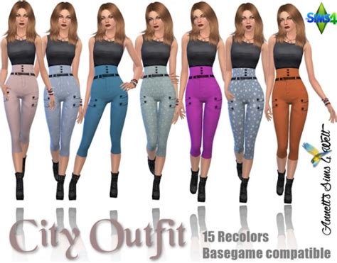 Annett`s Sims 4 Welt City Outfit • Sims 4 Downloads