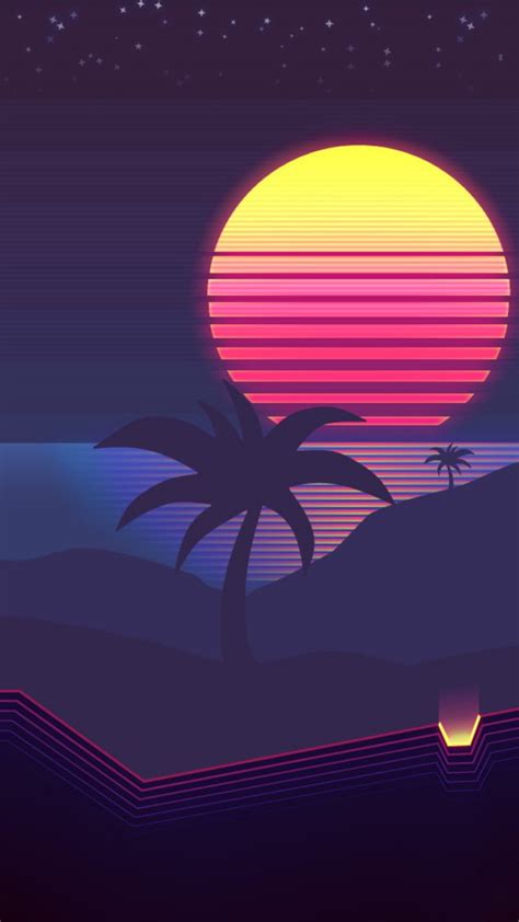 1080x1920 Resolution Synthwave 4k Iphone 7 6s 6 Plus And Pixel Xl