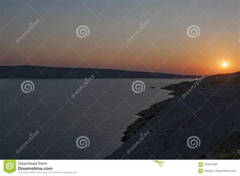 Croatia Pag Island Fjord Island Of Pag Europe Sunset Sailing