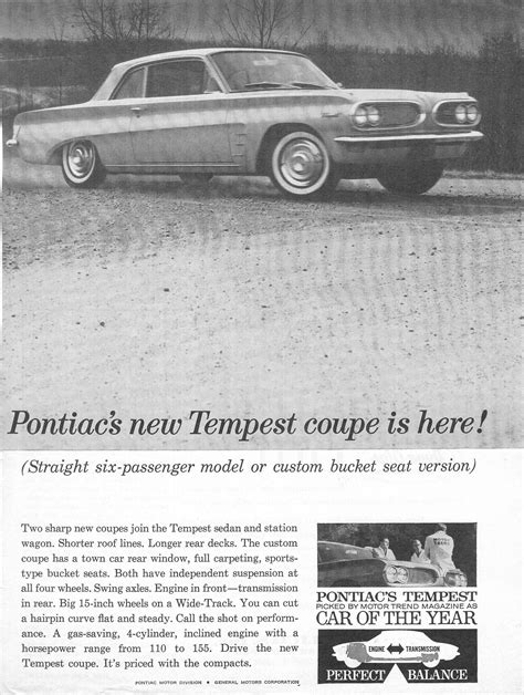 1961 Pontiac Tempest Pontiac Tempest Vintage Cars Pontiac