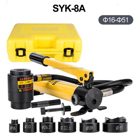 Syk 15 Hydraulic Hole Digger 63 114mm Hydraulic Hole Punch Tool
