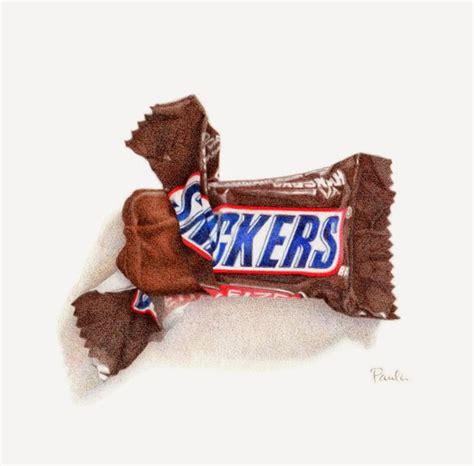 Drawing A Fine Line Snickers Bar
