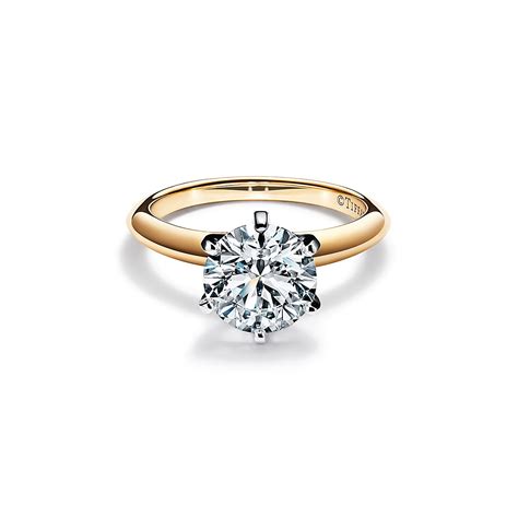 The Tiffany® Setting In 18k Yellow Gold Worlds Most Iconic Engagement
