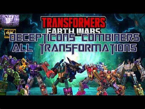 Decepticons Combiners All Transformations Transformers Earth Wars