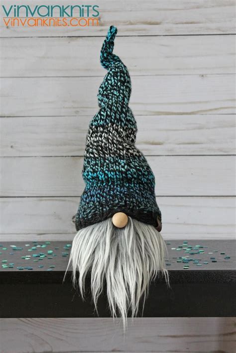 Whimsical Gnome Pointy Hat Gnome Knit Hat Gnomes Gnome Etsy Gnomes