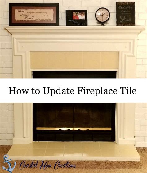 how to update a fireplace how to update brick fireplace | Fireplace tile, Fireplace, Update ...