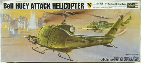 Revell 132 Bell Huey Attack Helicopter Uh 1 H259