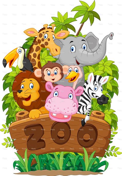 Simple Zoo Drawing For Kids Another Wiens