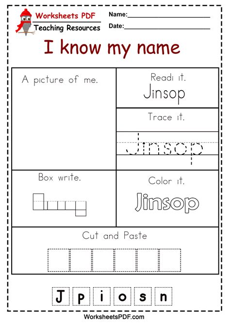 Free Name Tracing Worksheets For Preschool Free Printables