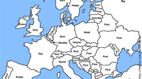 Karta europe sa glavnim gradovima. Srbija je po Guglu siromašna! (FOTO) - Vesti - Aktuelno - ALO!