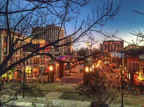 Winter View Of Market Square Knoxville Tn Great Places