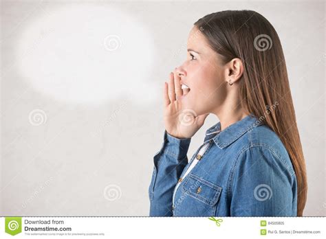Woman Having Doubts stock image. Image of casual ...