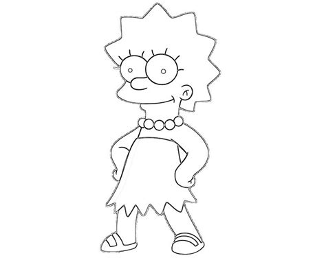 Lisa Simpson Coloring Page Free Printable Coloring Pages Lisa Simpson