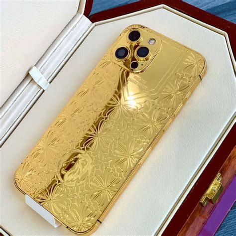 Buy Apple Iphone 14 Pro 256gb 24kt Gold Plated Pta Approved With