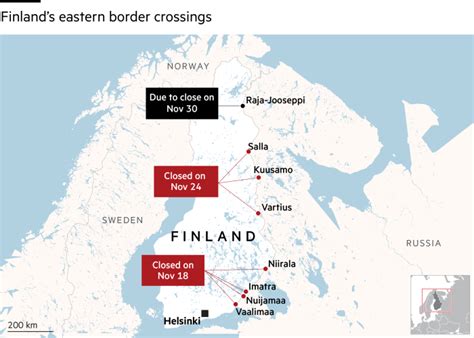 Finland Warns Russia It Is Prepared To Shut All Border Points Over Migrant Pressure