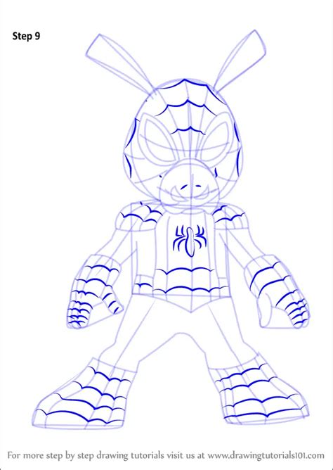 Learn How To Draw Spider Ham From Ultimate Spider Man Ultimate Spider