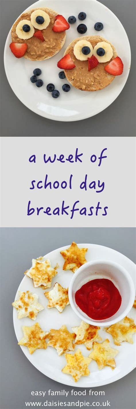 Pictures (clockwise from top left): Easy school day breakfast ideas | Breakfast for kids, Food ...