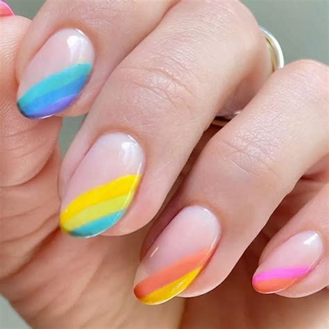 These Candy Color Rainbow Nails Are Perfect For Pride Good Morning