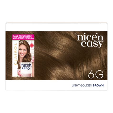 Buy Clairol Nicen Easy Light Golden Brown Permanent Hair Colour 6g 1