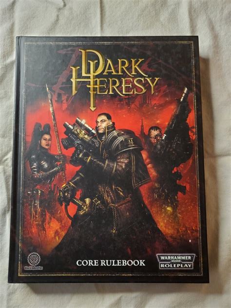 Warhammer 40k Dark Heresy Role Play Hc Core Rule Book 1st Edition