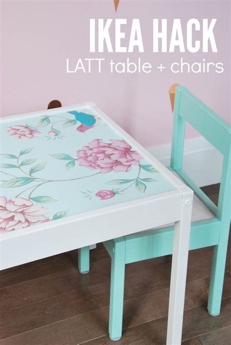 Ikea Hack Latt Table And Chairs For Kids The Sweetest Digs
