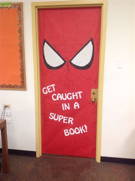 With vibrant colors and a clean, uncluttered look, this superhero decor bundle contains everything you need to appeal to the superheroes in your classroom.save over 50% when you purchase this bundle. Spider-Man door decoration! Great for a classroom or ...