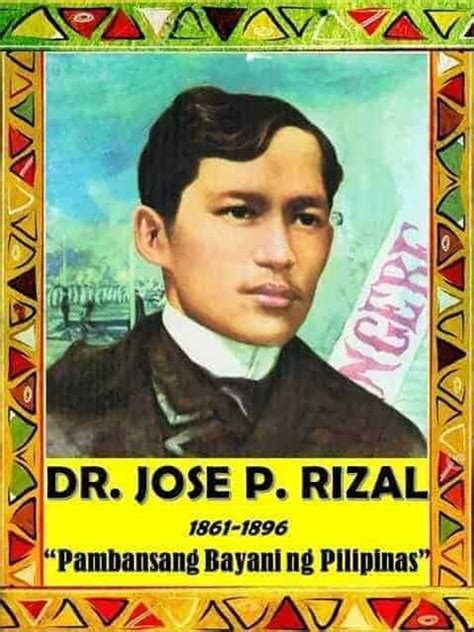 Jose Rizal Bayani Ng Pilipinas Kulturaupice