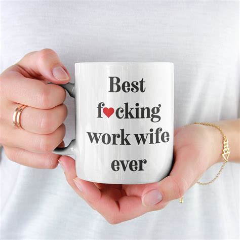 Funny Work Wife Gift Best Work Wife Ever Mug Coworker Gift | Etsy