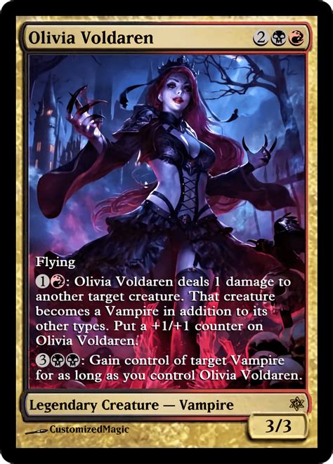 Olivia Voldaren Magic The Gathering Proxy Cards