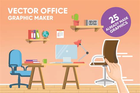 Office Vector Graphic Maker Graphicmama