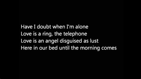 Patti Smith Because The Night Lyrics Youtube