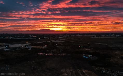 Tonights Sunset In Syracuse Utah Drone Dronephotography