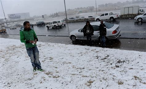 Widespread Snowfall Occurs Across South Africa