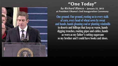 It describes a chaotic scene at the beach of a place called gabu. "One Today" poem w/ ENHANCED TEXT from Prez. Obama's 2nd ...