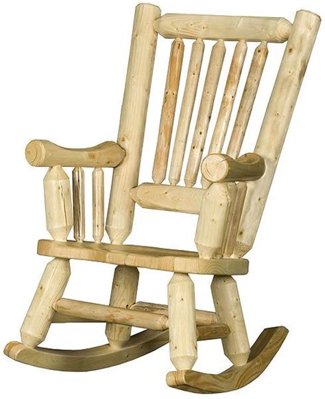 Free Log Rocking Chair Plans Woodworking Projects And Plans