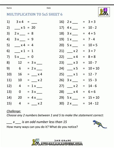 Printable 4s Multiplication Worksheets