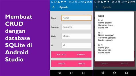 Melakukan Operasi CRUD pada Database SQLite di Aplikasi Android