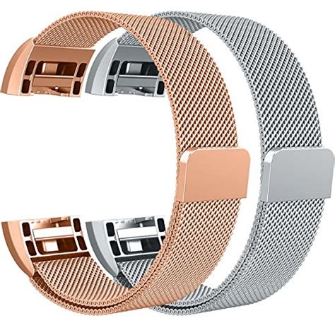 Fitbit Charge 2 Armband Humenn Luxus Milanese Edelstahl Handgelenk